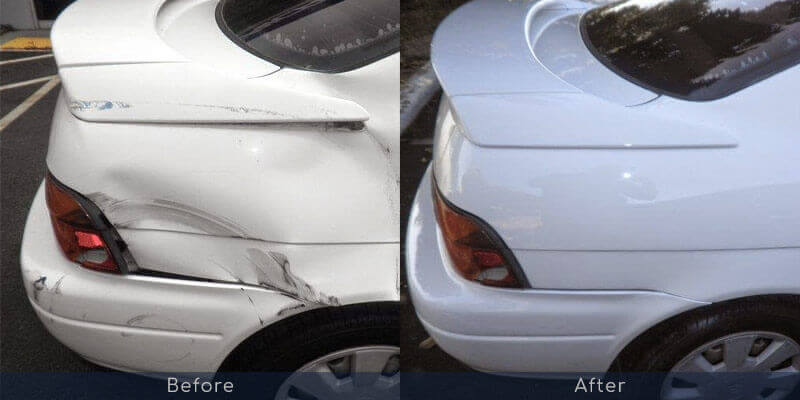 Dicky & Rear Bumper Dent Paint