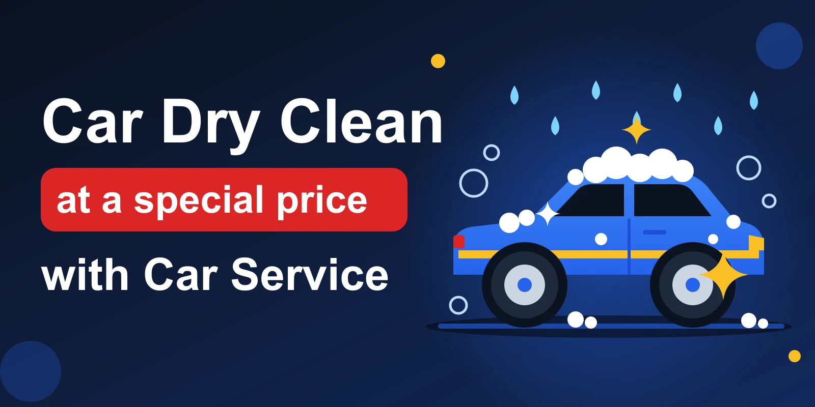 Car Dry Clean at a special price with Car Service