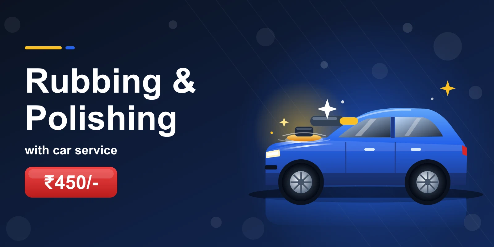 Rubbing & Polishing at a special price with Car Service